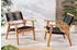 Riess-Ambiente BALI ROPE natur anthrazit ·-Loungesessel Set Akazienholz (Set 2 St)
