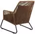 Brafab Midway Loungesessel Geflecht natur, Aluminium schwarz, inkl. Kissen (5031-8-61-81)