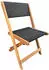 Habitat et Jardin Seoul foldable garden chair x2 black
