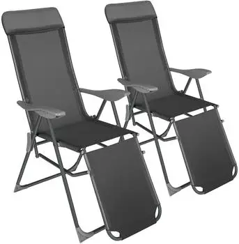 TecTake Anthrazit Metall 59x117.5x146.5 cm