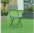 en.casa Klappstuhl Sande 2er Set bis 110 kg Metall Schwarz 84,5x42x50 cm