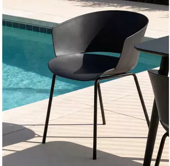 Idimex Schwarz Textil 60x80x56 cm