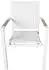 Oviala Garden chair aluminium and textilène x2 white