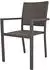 Garden Pleasure Stapelstuhl MALAGA Aluminium mit Armlehnen Aluminium 4er Set