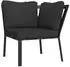vidaXL Gartenstuhl mit Grauen Kissen 76x76x79 cm Stahl 362718
