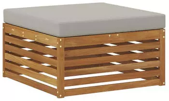 vidaXL Outdoor-Fu&szlig;hocker Massivholz Akazie Natur 900559