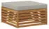 vidaXL Outdoor-Fußhocker Massivholz Akazie Natur 900559