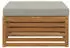 vidaXL Outdoor-Fußhocker Massivholz Akazie Natur 900559