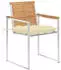 vidaXL Gartenstühle 8 Stk mit Kissen Massivholz Teak 3078625