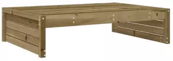 vidaXL Gartenhocker 120x80 cm Kiefernholz Impr&auml;gniert 825757