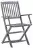 vidaXL Klappbare Gartenstühle 8 Stk mit Kissen Massivholz Akazie 3078268