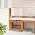 vidaXL Gartenstuhl mit Kissen Braun 50 x 50 x 91cm Massivholz Akazie 4107158