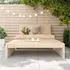 vidaXL Gartenhocker 120x80 cm Massivholz Kiefer 825751