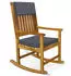 Casaria Schaukelstuhl Akazienholz Anthrazit 160kg (CASARIA-ACA-RC-AG)