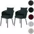 MCW P89 Gartenstuhl 2er-Set Aluminium Seilgeflecht 180g/m² grün (100613)