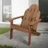 ML-Design Adirondack Gartenstuhl Tannenholz Massiv Braun, 89x92,5x70cm