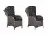 Gardenson Juan Dining Relaxsessel 60x110x68 cm smokey grey