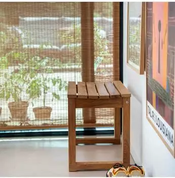 Cinas Vega Sitzbank Teak, Holzlamellen, 55x43x40cm (8896149)
