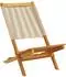vidaXL Gartenstühle 2er-Set Akazienholz & Polypropylen Beige (367689)
