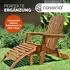 Casaria Adirondack Fußstütze Akazienholz 160kg (103909)