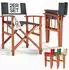 Casaria Regiestuhl 2er-Set, Eukalyptusholz FSC®, klappbar, anthrazit, bis 160kg (110152)