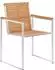 vidaXL Gartenstühle 6 Stk. mit Kissen Teak Massivholz (3078600)