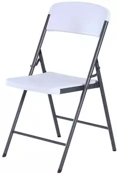 Lifetime Klappstuhl Kunststoff Wei&szlig; 51x48x85cm (80923)