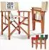 Casaria Regiestuhl 2er-Set Eukalyptusholz FSC® klappbar, creme, bis 160kg (110158)