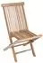 Spetebo Exclusiv Klappstuhl Teakholz natur 90x50cm (1036)