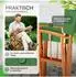 Casaria Regiestuhl 2er-Set Eukalyptusholz FSC® klappbar grün, bis 160kg (110156)