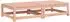 vidaXL Gartenhocker mit Kissen 2er-Set, Massivholz Douglasie (838107)