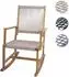 MCW Schaukelstuhl MCW-P73 Outdoor Akazienholz Seilgeflecht Beige (MCW-P73)