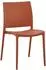 CLP Meton Gartenstuhl stapelbar, Polypropylen, terracotta (327540)
