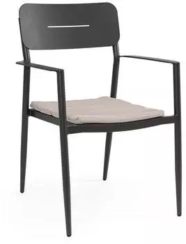 Bizzotto Nebula Armlehnstuhl Aluminium Anthrazit (0663775)