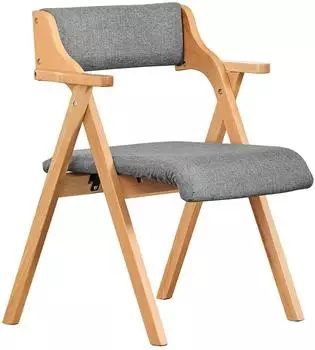 SoBuy FST98 Klappstuhl gepolstert mit Armlehne, grau (FST98-HG)
