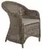 Brafab Eads Armlehnstuhl mit Sitzkissen, Kunst-Rattan, natur-beige
