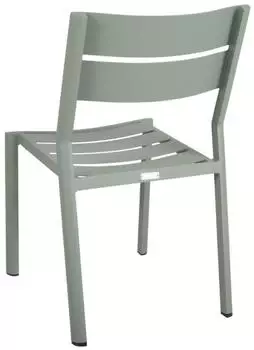 Brafab Delia Gartenstuhl, Aluminium, dusty green, stapelbar