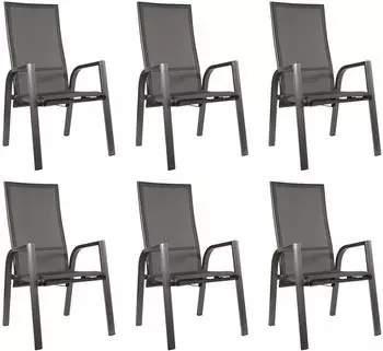 Gardissimo Bern Move Diningsessel Aluminium, stapelbar, verstellbare Rückenlehne