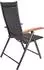 Brubaker Verona Gartenstuhl klappbar, 7-fach verstellbare Rückenlehne, anthrazit, 2er-Set
