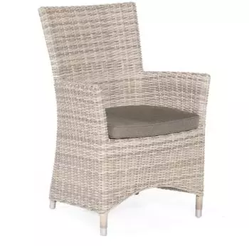 SonnenPartner Ikarus Gartensessel Aluminium/Polyrattan white-coral (80071458)