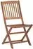 vidaXL Klappbare Gartenstühle 8er-Set mit Kissen, Akazienholz, blau (3075046)