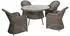 Brafab Paulina Diningsessel mit Kissen, Gelfecht rustic-beige