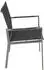 DEGAMO Sydney Stapelsessel, Edelstahl + Kunstgewebe grau, 4er-Set (36216)