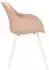 Hartman Le Soleil Element Dining Stuhl mit Kissen, weiß/pink