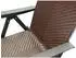 DEGAMO Antibes Gartensessel, Polyrattan braun, faltbar (11002)