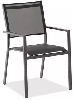 Niehoff Borgo Pro Armlehnstuhl stapelbar, schwarz (Borgo Pro)