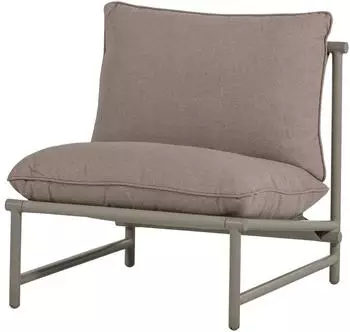 Woood Elvo Gartensessel Aluminium & Olefin-Stoff, sand (377709-Z)