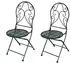HTI-Line Lani Gartenstuhl Klappstuhl, Metall, braun, 2er-Set (283065)