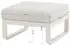 Zebra Fly Lounge Hocker Aluminium/Olefin Light Taupe/Cashmir (AR6316)