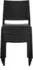 hjh Living T37 V Stuhl, Kunststoff, schwarz, ohne Armlehnen (729494)